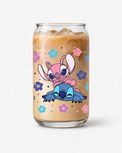 Stitch et fleurs
