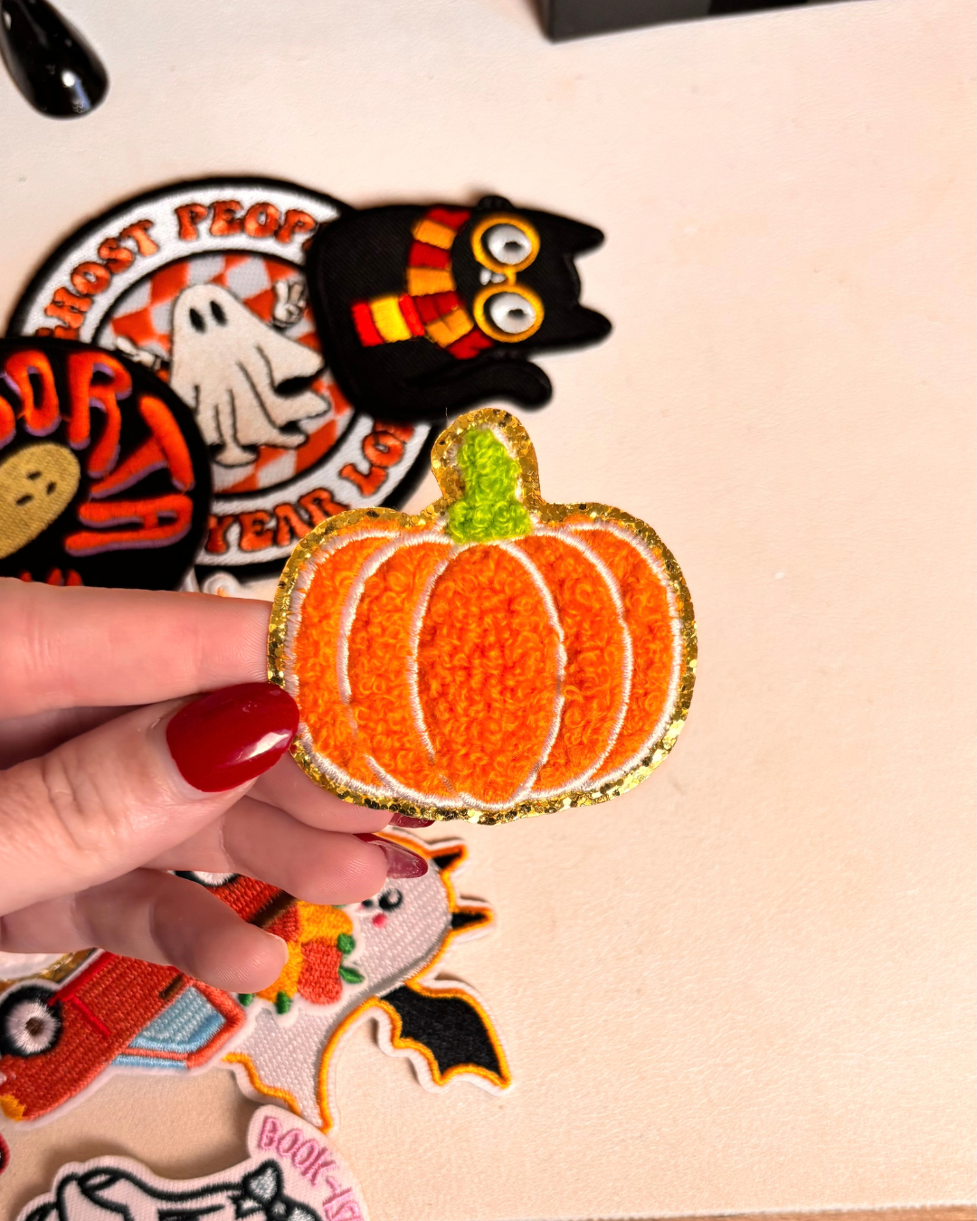 Citrouille chenille patch