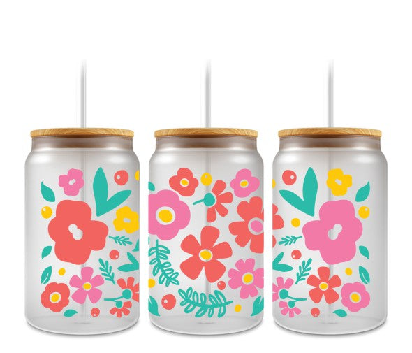 Fleurs colorées