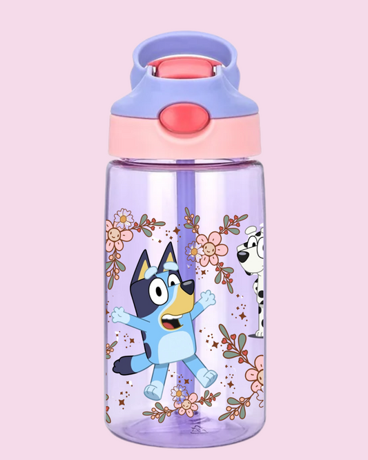 Bluey et fleurs