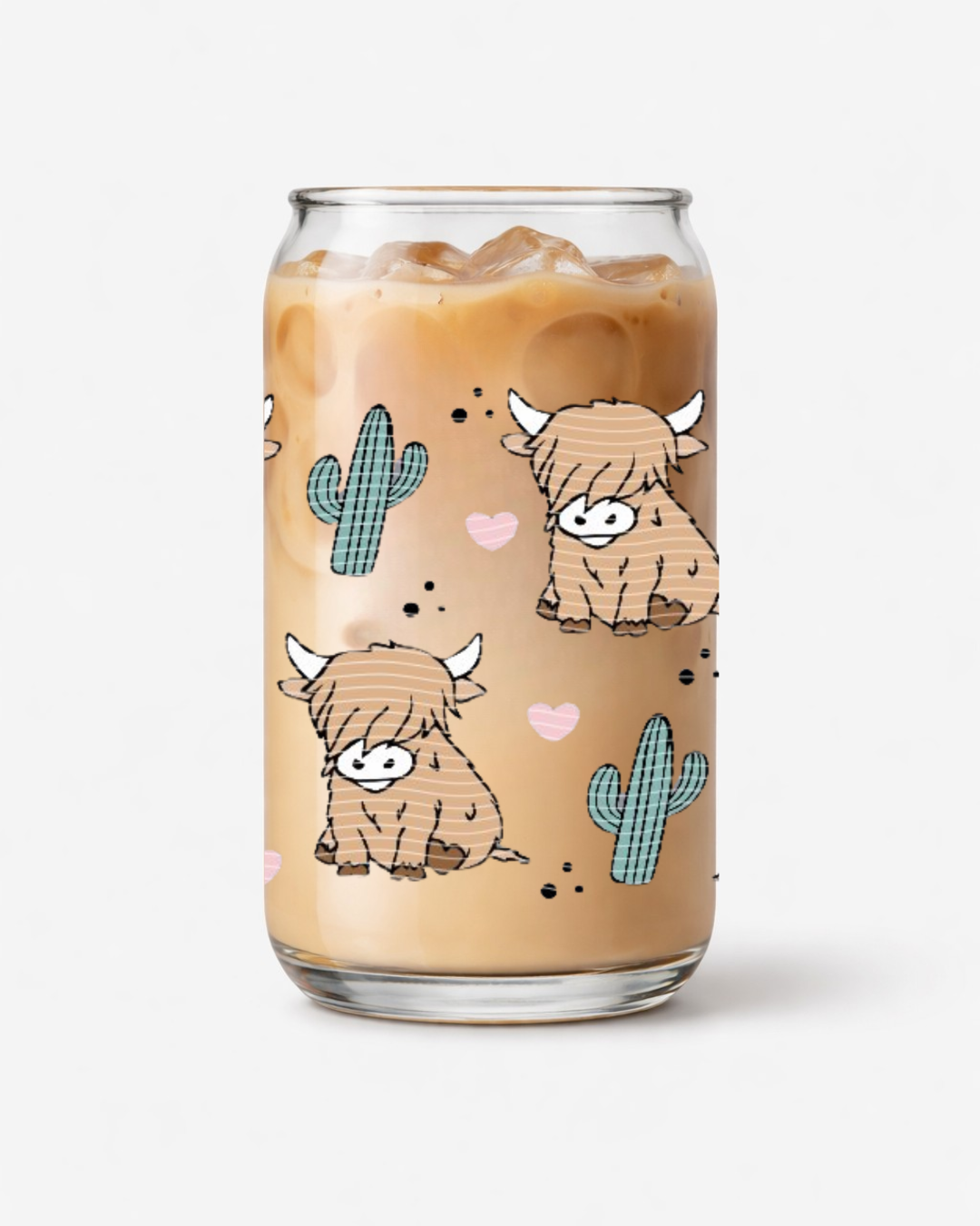 Vaches higland et cactus