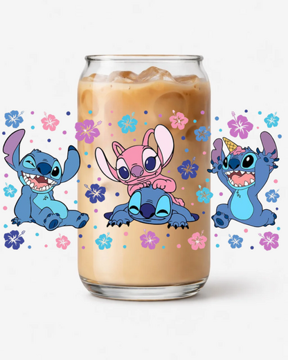 Stitch et fleurs