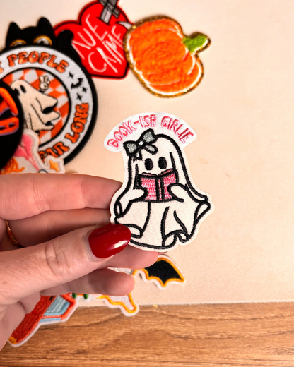 Book-ish girlie patch