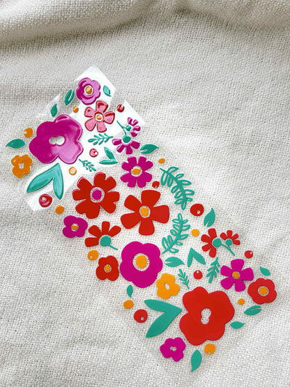 Fleurs colorées